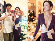 Yêu con - Lệ Quyên làm sinh nhật đầy xa hoa cho con trai ở nhà hàng: Bàn tiệc dài kín phòng, 2 chiếc bánh kem cầu kì