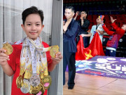 Yêu con - Khánh Thi khoe khoảnh khắc Phan Hiển giành HCV nhưng ai cũng chú ý hành động ăn mừng của con trai Kubi dưới sân khấu