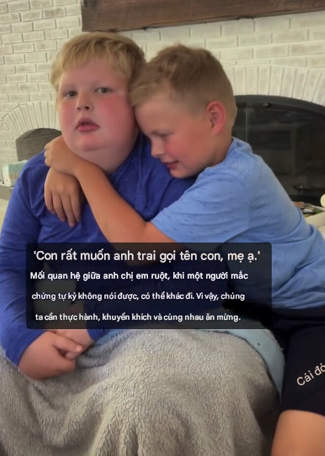 Sau 5 năm bị amp;#34;ngó lơamp;#34;, em trai bật khóc khi lần đầu được anh mắc tự kỷ gọi tên - 2