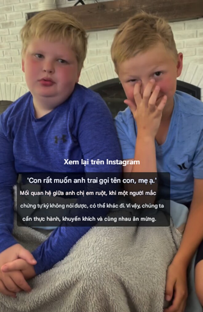 Sau 5 năm bị amp;#34;ngó lơamp;#34;, em trai bật khóc khi lần đầu được anh mắc tự kỷ gọi tên - 1