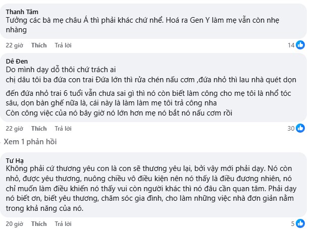 Phụ huynh Việt cũng để lại nhiều bình luận gay gắt.