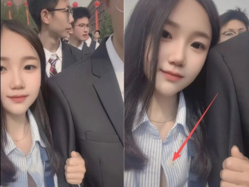Bà mẹ được khen Phụ huynh xinh nhất lễ tốt nghiệp, mặc kiểu áo kỳ lạ khiến ai cũng bàn tán