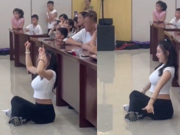 Yêu con - Hình ảnh cô giáo trong lễ tốt nghiệp của học sinh mầm non gây xôn xao mạng xã hội