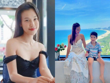 Yêu con - MC đắt show Hà thành làm mẹ đơn thân giàu xinh cuốn hút, cùng chồng cũ người Mỹ nuôi dạy con