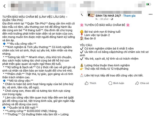 Xu hướng thuê bảo mẫu lương 15-30 triệu amp;#34;ngày chăm con, đêm thức ru ngủamp;#34; của hội mẹ bỉm nhà giàu Việt sau sinh - 2