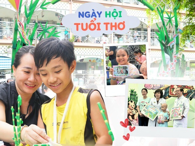 Tết Thiếu nhi sớm ở TP.HCM: Những nụ cười hạnh phúc của bệnh nhi sau ngày dài làm bạn với mũi kim tiêm