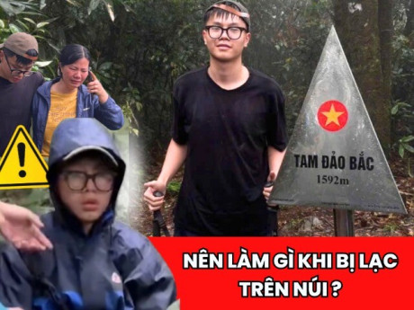 Nam sinh lạc trên núi ở Tam Đảo đi theo suối để tìm đường: Có phải cách đúng?