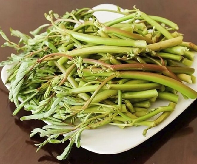 Rau rút chứa nhiều vitamin hơn nhiều loại rau khác, nhưng cũng có nguy cơ gây bệnh cho sức khỏe. Ảnh minh họa.
