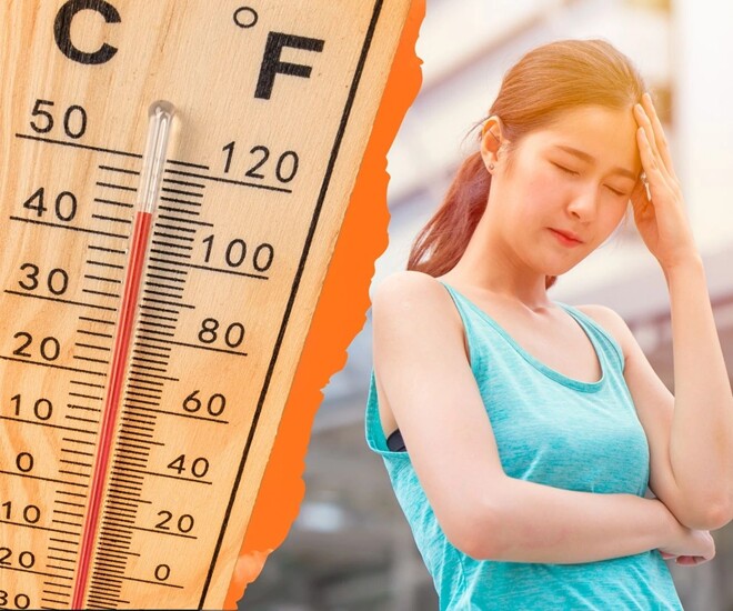 Nắng nóng sẽ làm tăng nguy cơ đột quỵ, nhất là những người có sẵn bệnh lý nền. Ảnh minh họa. 