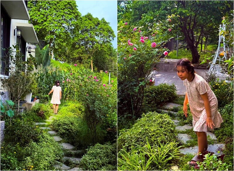 Mới đây, MC Diễm Quỳnh khiến bạn bè và người hâm mộ không khỏi thích thú khi hé lộ những hình ảnh bé Gà - con gái cô dạo chơi trong cơ ngơi nghỉ dưỡng của gia đình.