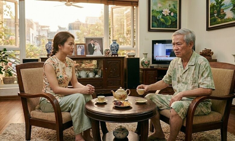 Tôi đã nói chuyện với bố chồng về chị giúp việc. (Ảnh minh họa)