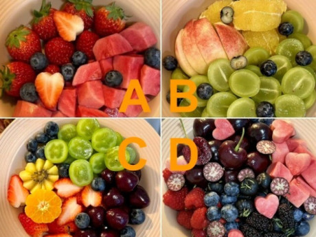 Trắc nghiệm: Chọn một đĩa trái cây để xem bạn thiếu tiền hay thiếu tình yêu nhiều hơn