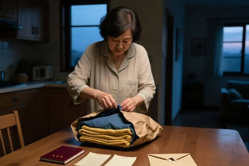 Cô ấy bắt đầu thu dọn đồ đạc, chỉ vài bộ quần áo cũ. (Ảnh minh họa)