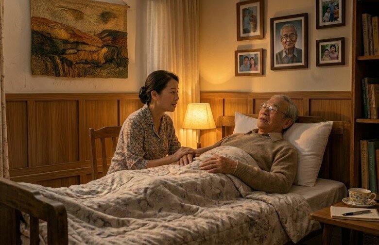 Tôi chăm sóc ông như người thân của mình. (Ảnh minh họa)