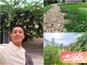 Nhà đẹp - Ngôi nhà 1.000m2 đẹp như tranh vẽ của "Phó Thiên Lôi" tại Tam Đảo làm nhiều người xuýt xoa, hoa phủ đầy cổng