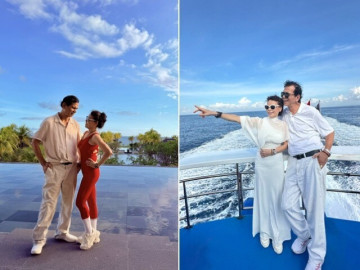 Bố lai Pháp của Hồ Ngọc Hà đi đâu cũng “kè kè” bên vợ, mẹ nữ ca sĩ nói 2 từ đầy sâu sắc