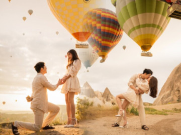 Cô gái Việt được cầu hôn giữa trời khinh khí cầu Thổ Nhĩ Kỳ, cùng chồng mua nhà, lập nghiệp ở Na Uy