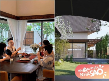 Bên trong biệt thự mới xây rộng 500m2 của vợ chồng Hoàng Bách, view ăn uống nhìn đã thấy cực chill