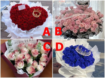Yêu - Trắc nghiệm: Chọn một bó hoa hồng, bóc trần suy nghĩ thật của người nằm cạnh bạn