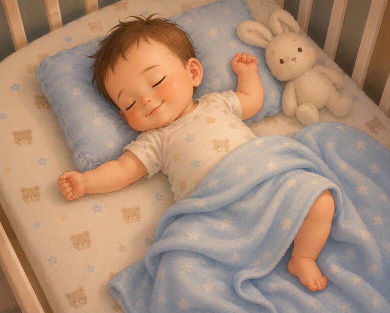 Cười khi ngủ, thỉnh thoảng lẩm bẩm nhẹ và nói mớ trong lúc ngủ.