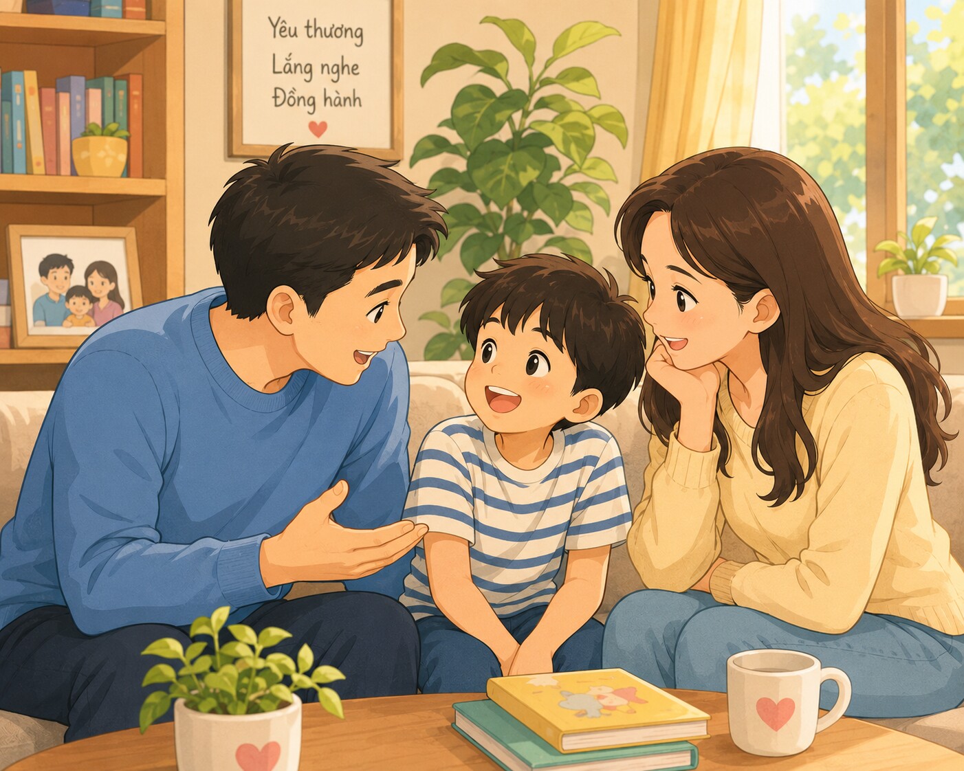 Khi bố mẹ và con cái cùng cảm thấy bình an, tin tưởng và kết nối với nhau, hành trình trưởng thành của trẻ sẽ trở nên nhẹ nhàng hơn.