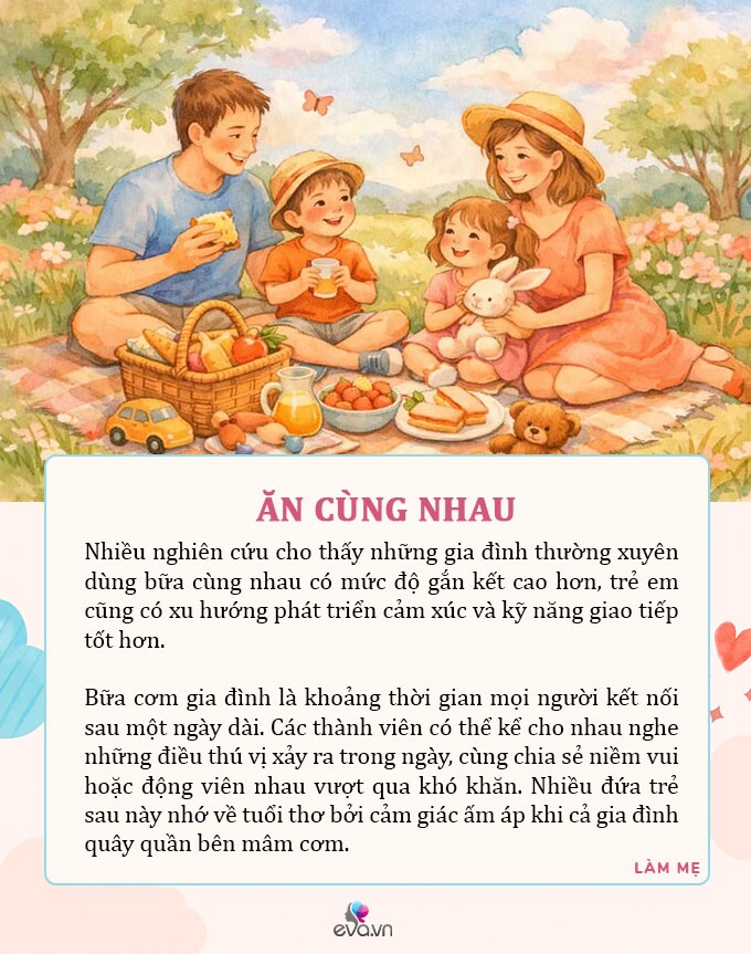 7 điều các gia đình hạnh phúc thường làm mỗi ngày - 3