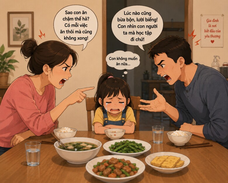 Điều đáng sợ hơn cả nghèo đói là trẻ học theo thói quen xấu của bố mẹ trên bàn ăn - 5