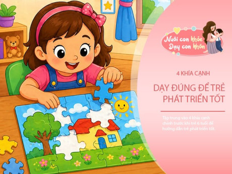 6 năm đầu đời có thể quyết định tương lai trẻ, bố mẹ đừng bỏ qua 4 điều này