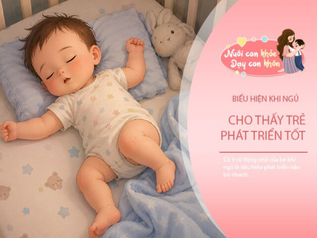 Đừng vội lo lắng khi con ngủ kiểu này, đó là dấu hiệu em bé có IQ cao hơn người