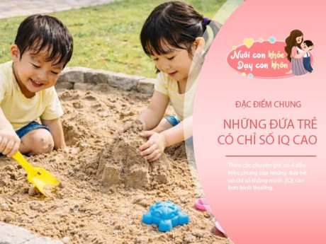 Trẻ thông minh có 4 đặc điểm chung, nếu bé có đủ lớn lên tiềm năng dễ thành thiên tài