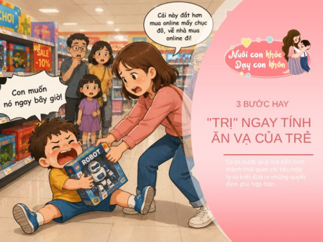 Trẻ ăn vạ muốn mua đồ chơi, đừng vội nói: “Về nhà mua online rẻ hơn!” vì có thể gây ra tác hại đáng kể