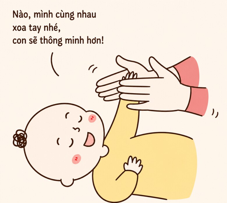 90% bố mẹ chưa biết có 4 điểm cần chạm trên cơ thể bé, giúp con ngủ sâu, não phát triển tốt - 3