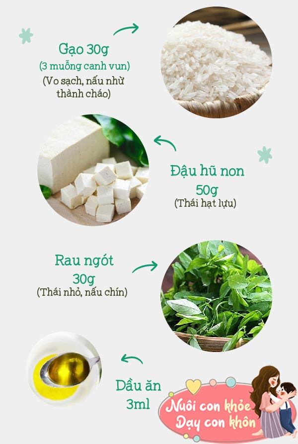 emĐậu hũ non rau ng&oacute;t l&agrave; m&oacute;n ch&aacute;o ngon, bổ dưỡng, m&agrave; c&aacute;ch nấu cũng đơn giản./em