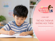 Trẻ đi học thêm và không đi học thêm có sự khác nhau ra sao? Bố mẹ biết sớm, tương lai con rộng mở