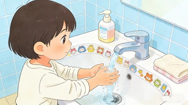 Hãy rửa tay thật kỹ nhằm hạn chế virus gây bệnh.