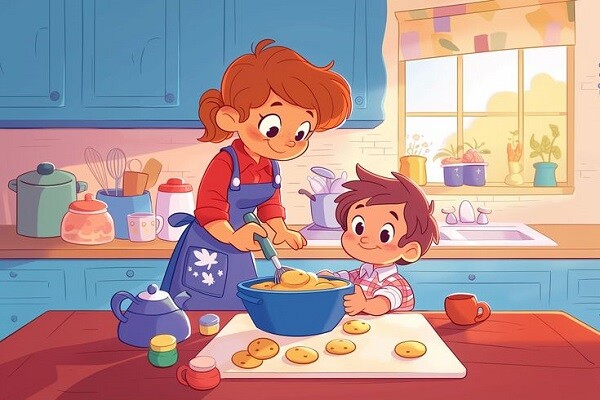 Trẻ dũng cảm tự giải quyết vấn đề.