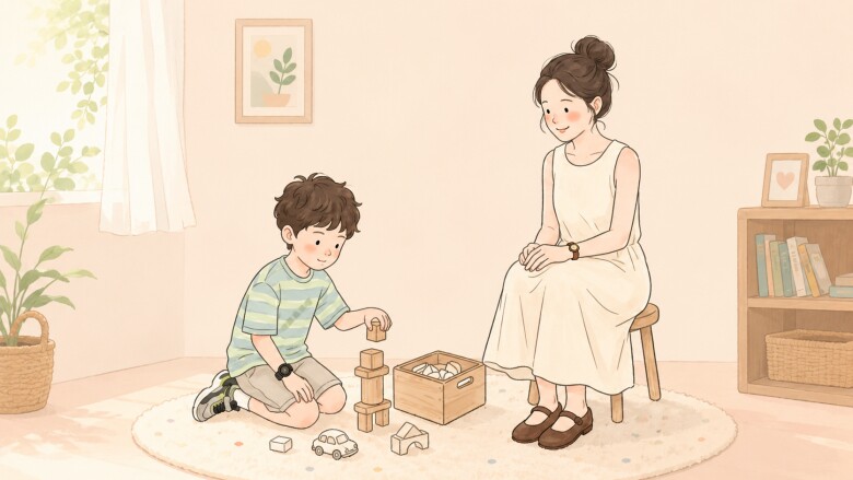 Thông báo cho trẻ biết trước khi kết thúc.