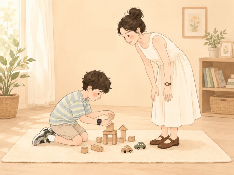 Hãy để trẻ tự hoàn thành một cách tự nhiên.
