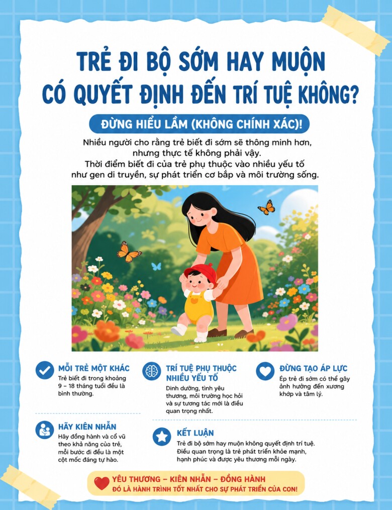 Không phải IQ, chuyên gia tiết lộ đây là điều tạo nên sự khác biệt giữa trẻ biết đi sớm và đi muộn - 3