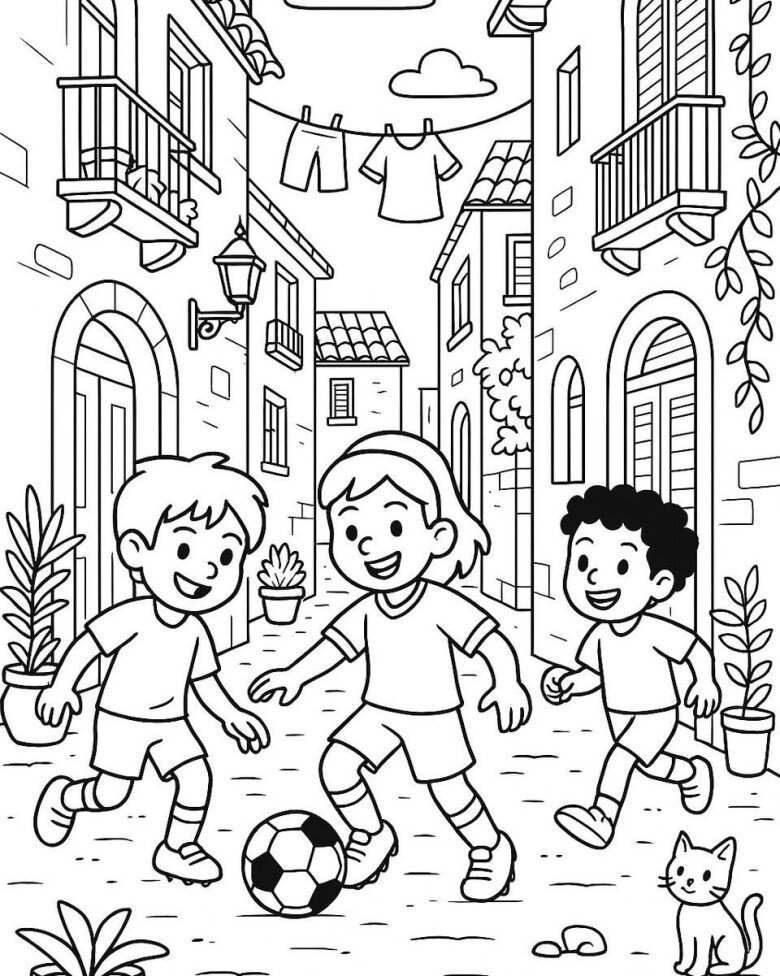 Những hoạt động mùa hè đáng yêu bước vào tranh tô màu của bé - 10
