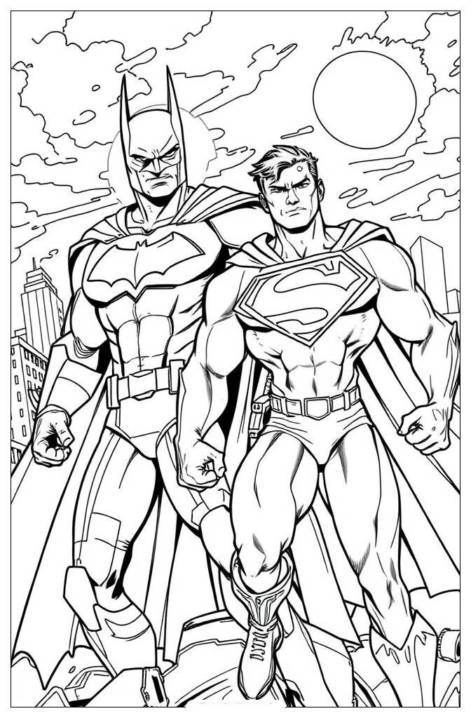Tranh tô màu Batman cho bé mầm non vừa chơi vừa rèn luyện trí thông minh - 3