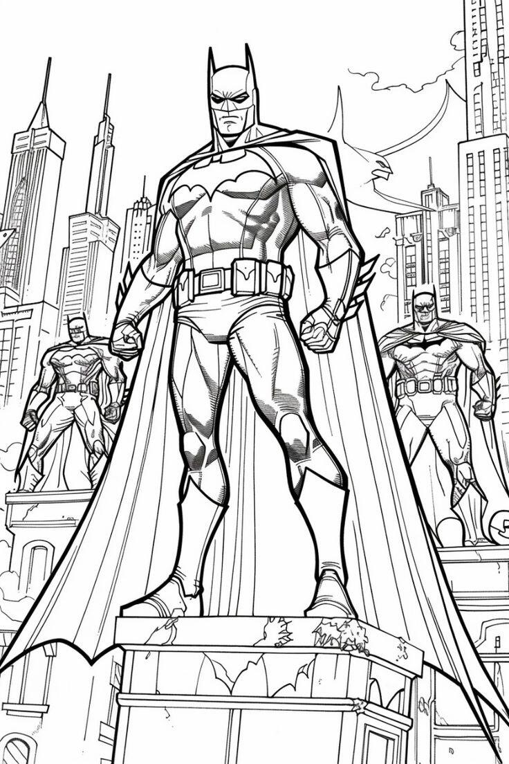 Tranh tô màu Batman cho bé mầm non vừa chơi vừa rèn luyện trí thông minh - 6