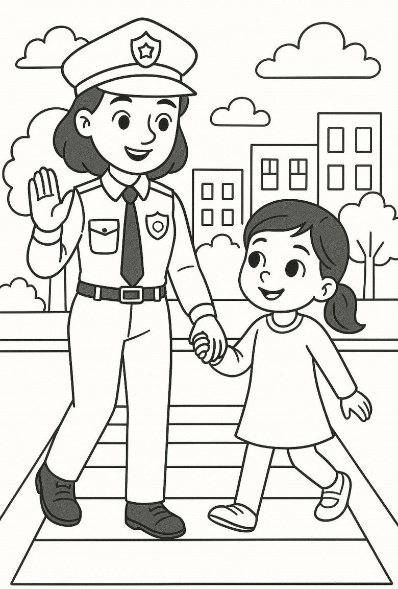 Những bức tranh tô màu bộ đội ý nghĩa và dễ tô cho bé mầm non (P2) - 4
