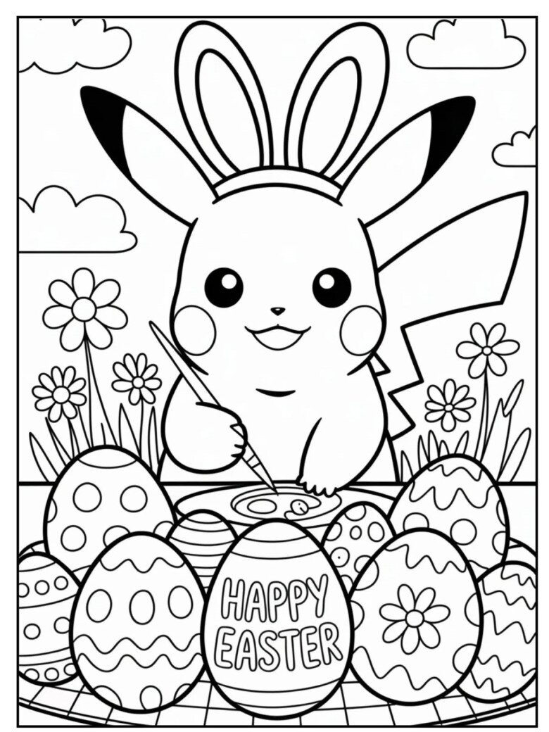 Bố mẹ dành 5 phút cùng tô màu tranh Pikachu, món quà nhỏ giúp gắn kết gia đình - 12
