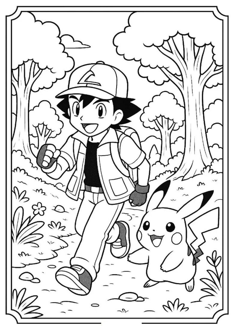 Bố mẹ dành 5 phút cùng tô màu tranh Pikachu, món quà nhỏ giúp gắn kết gia đình - 3