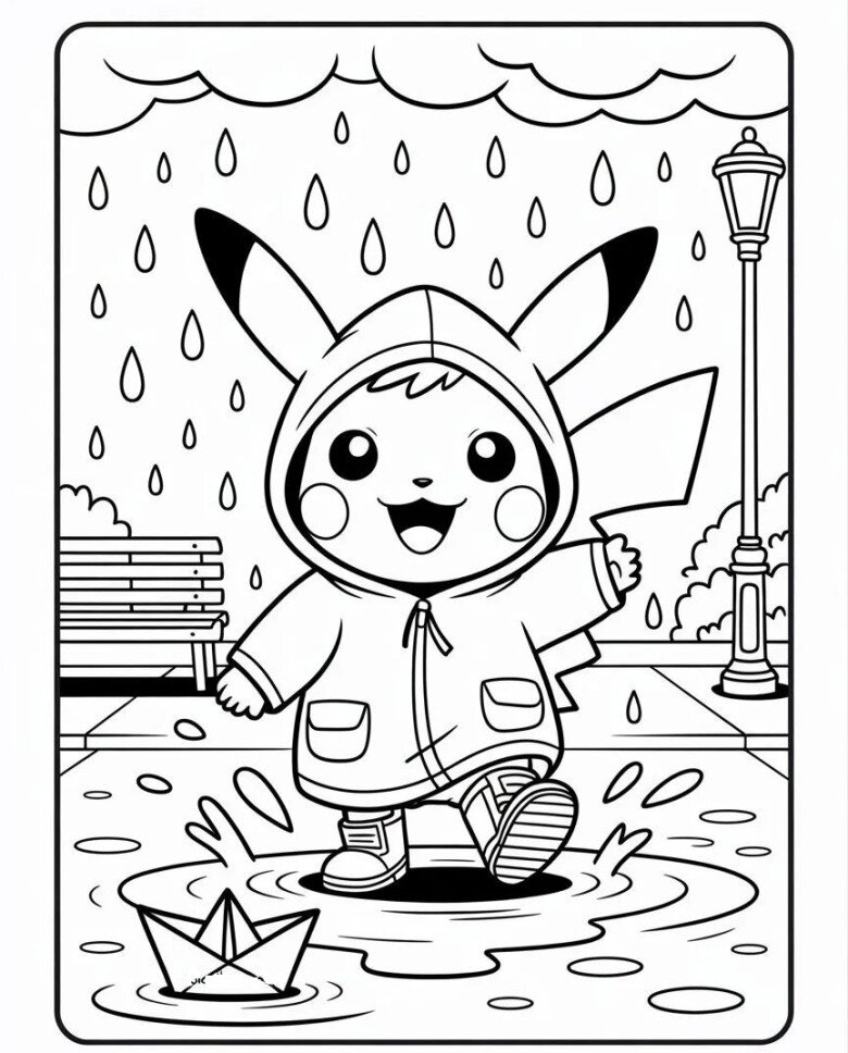 Bố mẹ dành 5 phút cùng tô màu tranh Pikachu, món quà nhỏ giúp gắn kết gia đình - 4