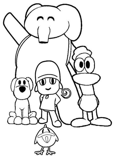 Tranh tô màu cậu bé Pocoyo, giúp trẻ phát triển tư duy, gắn kết với bố mẹ mỗi ngày - 3