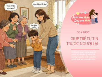 Bố mẹ vì cả nể mà ép con làm điều này với người ngoài, vô tình khiến trẻ rụt rè và sợ giao tiếp