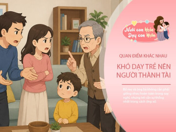 Chuyên gia nhắc nhở: “Bố mẹ nói một kiểu, ông bà dạy một nẻo”, nhưng trẻ con là người chịu tổn thương nhiều nhất