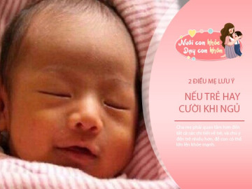 Trẻ mỉm cười khi ngủ, mẹ nghĩ con đang mơ, nhưng bà nội bế ngay cháu đến bệnh viện